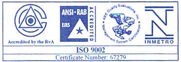 ISO 9002 - INMETRO - EUA - Canad� - Brasil - Argentina